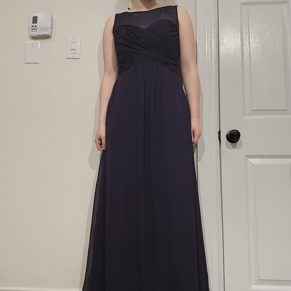Alfred Angelo Dark Purple Evening/grad/prom Dress